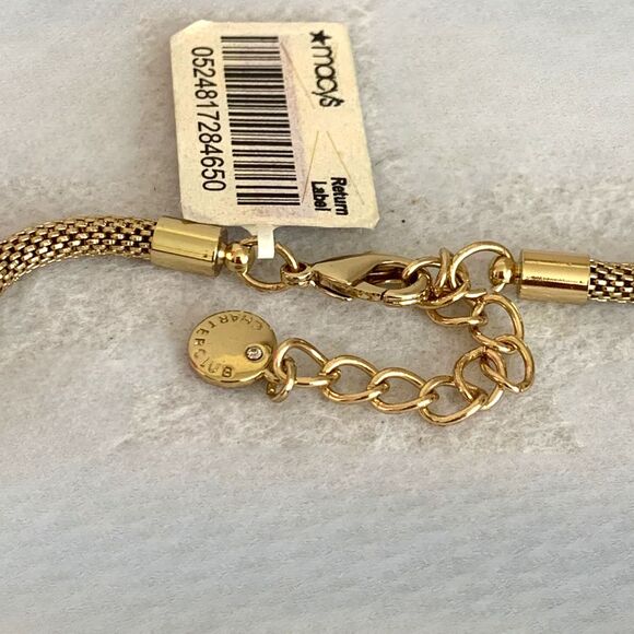 Charter Club Twisted Pearl Necklace Gold tone chain - Picture 4 of 6